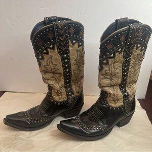 Women’s Old Gringo Double D Ranch Straight As An Arrow Boots Size 9 B